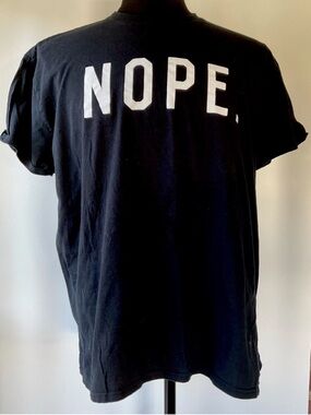 Funny Humor Nope Not Today Graphic T-Shirt Size 3X